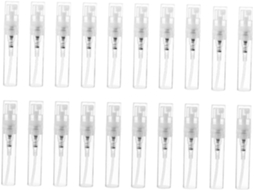 Conjunto De 20 Frascos De Perfume De Vidro Transparente Recarregáveis Com Spray.
