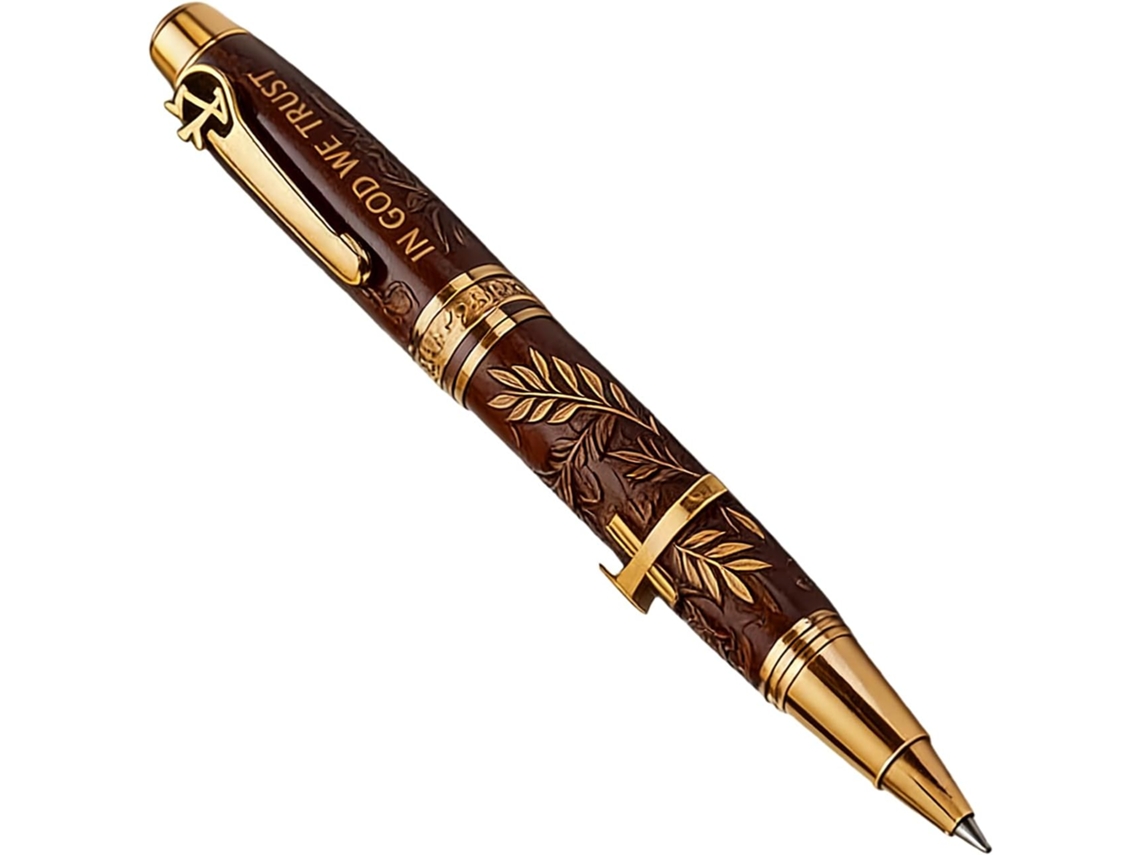 Canetas Cristãs – Caneta De Bambu "jesus Vive"