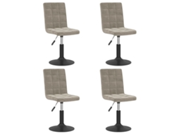 Dining Chair, Dining Chairs Vidaxl Cinzeto Veludo (n/a)