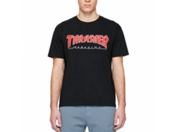 Thrasher Outlined Mag Logo T-shirt Black Usa Unisex Adults Size:xxxl