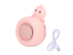 Ventoinha Usb Recarregável Portátil Rosa Viajar Ar Livre