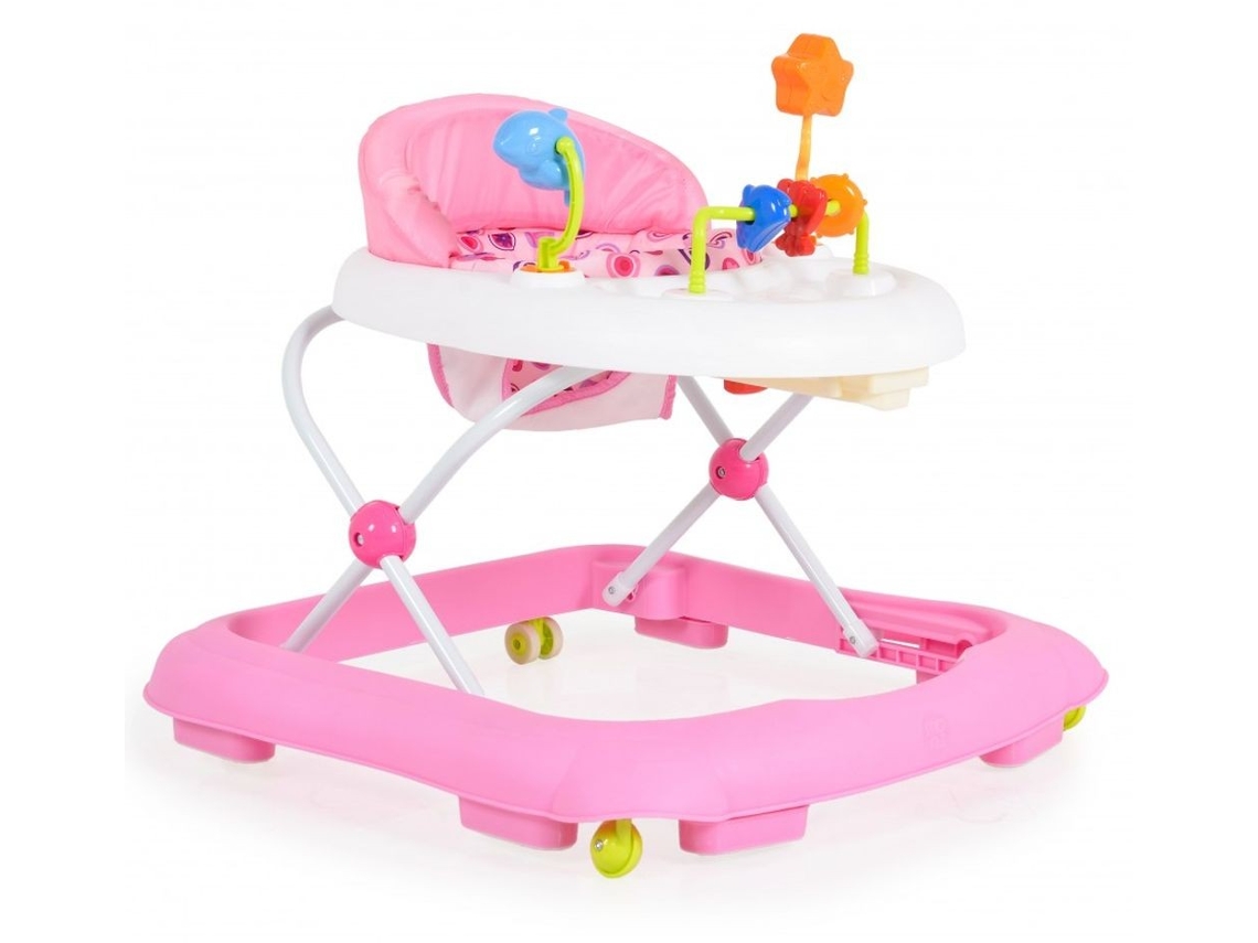 Andador com Bandeja de Brinquedos Eko Pink MONI