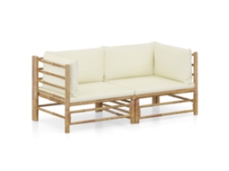Garden Lounge Set, Garden Lounge Sets Vidaxl Branco Bambu (n/a)