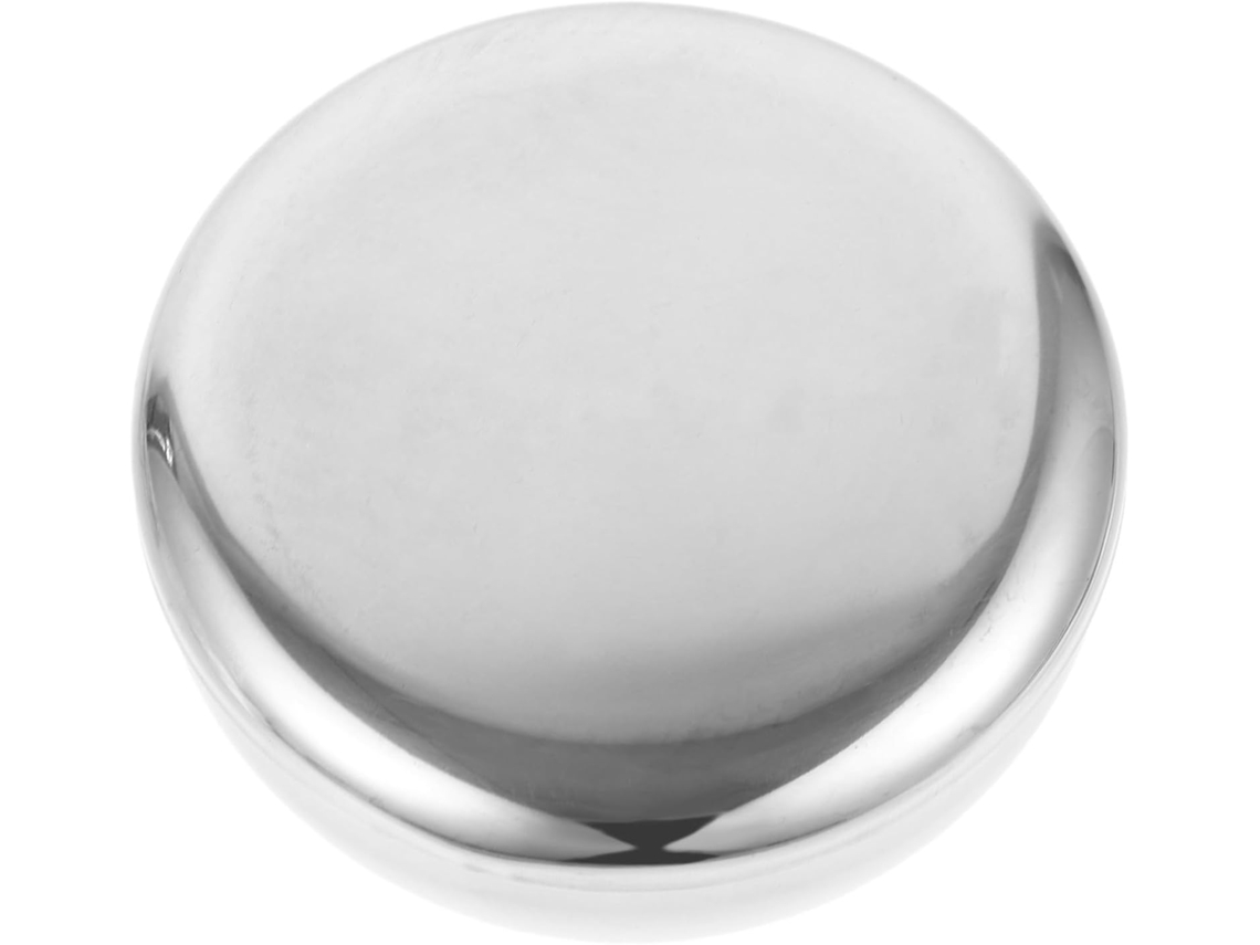 Portátil Tigela Para Masculino Barbear Sabonete, Em Aço Inox Maciço, Elegante.