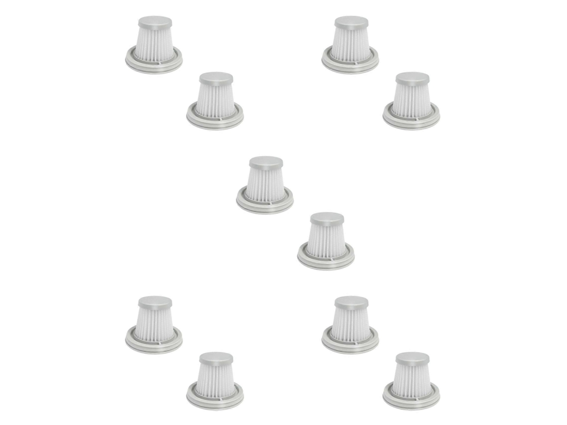 Filtro Xiaomi 10pc, Compatível Com Suitable Mijia Handy Aspirador Acessórios Elements Handheld Car Mini, 10pc