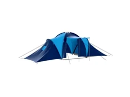 Vidaxl Tenda De Campismo 9 Pessoas Tecido Azul Escuro E Azul