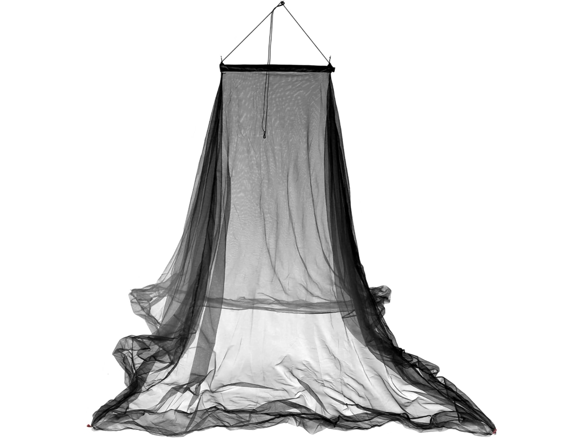 Mosquiteiro Dobrável Ultraleve Para Uso Interno Em Quartos E Camping, Inclui Ganchos Adesivos, Preto