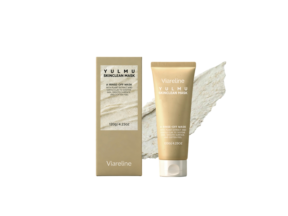 Máscara Facial Limpeza Suave Semente Coix
