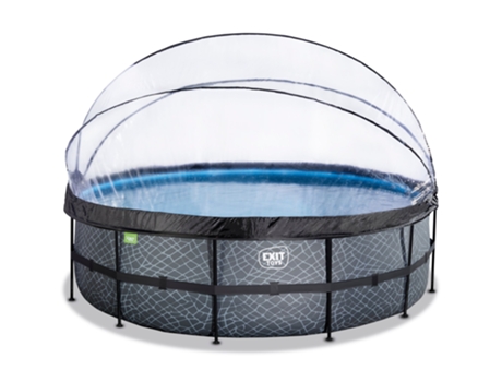 Piscina Tubular EXIT TOYS (TU - Cinzento)