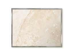 Quadro magnético de parede bege pedra para quarto Espelharte (80x60 cm)