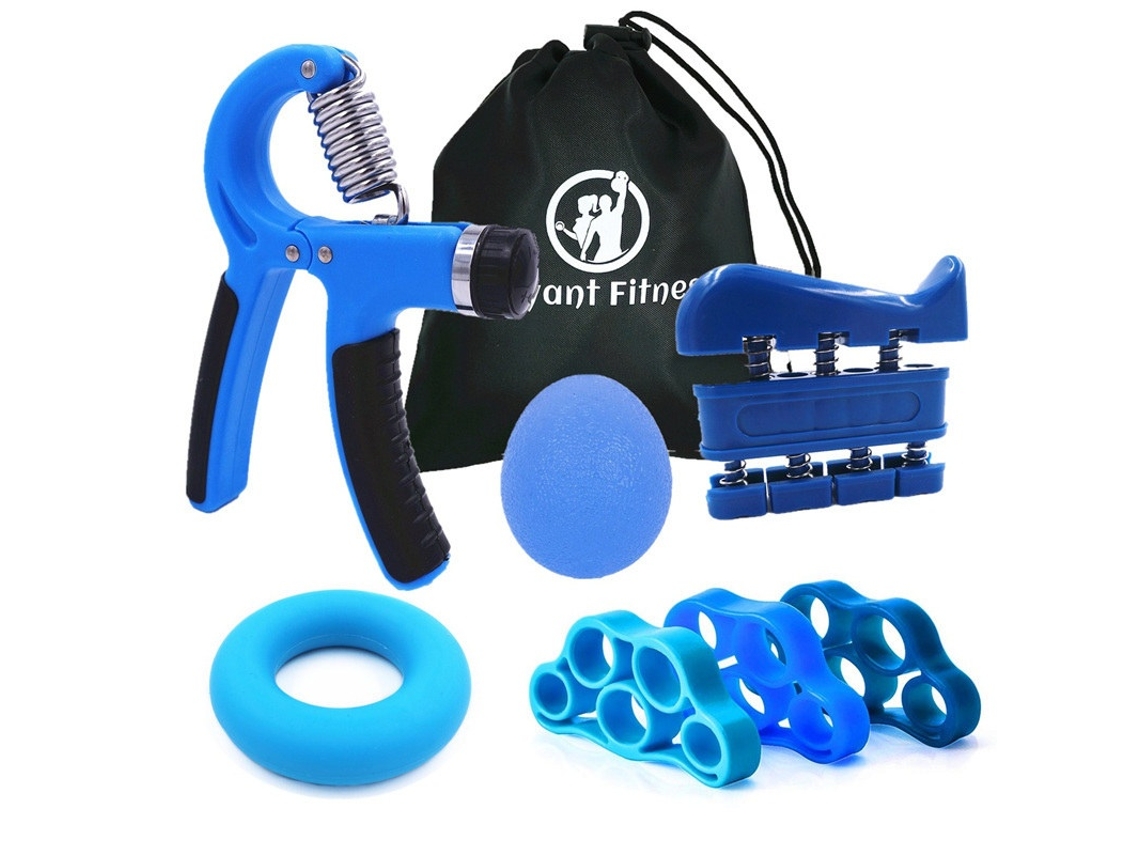 Lurelia Fortalecedor De Mão Kit De Treino Para Fortalecimento Da Preensão Manual Faixa De Exercício Para Dedo Anular Ajustável Para Reabilitação E
