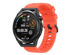 Pulseira De Silicone Macio De Cor Sólida Para Huawei Watch Gt Runner 22mm