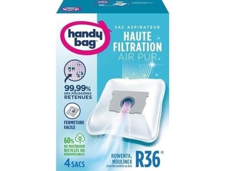 Sacos Para Aspirador Handy Bag® R36® Moulinex, Rowenta 4 Sacos