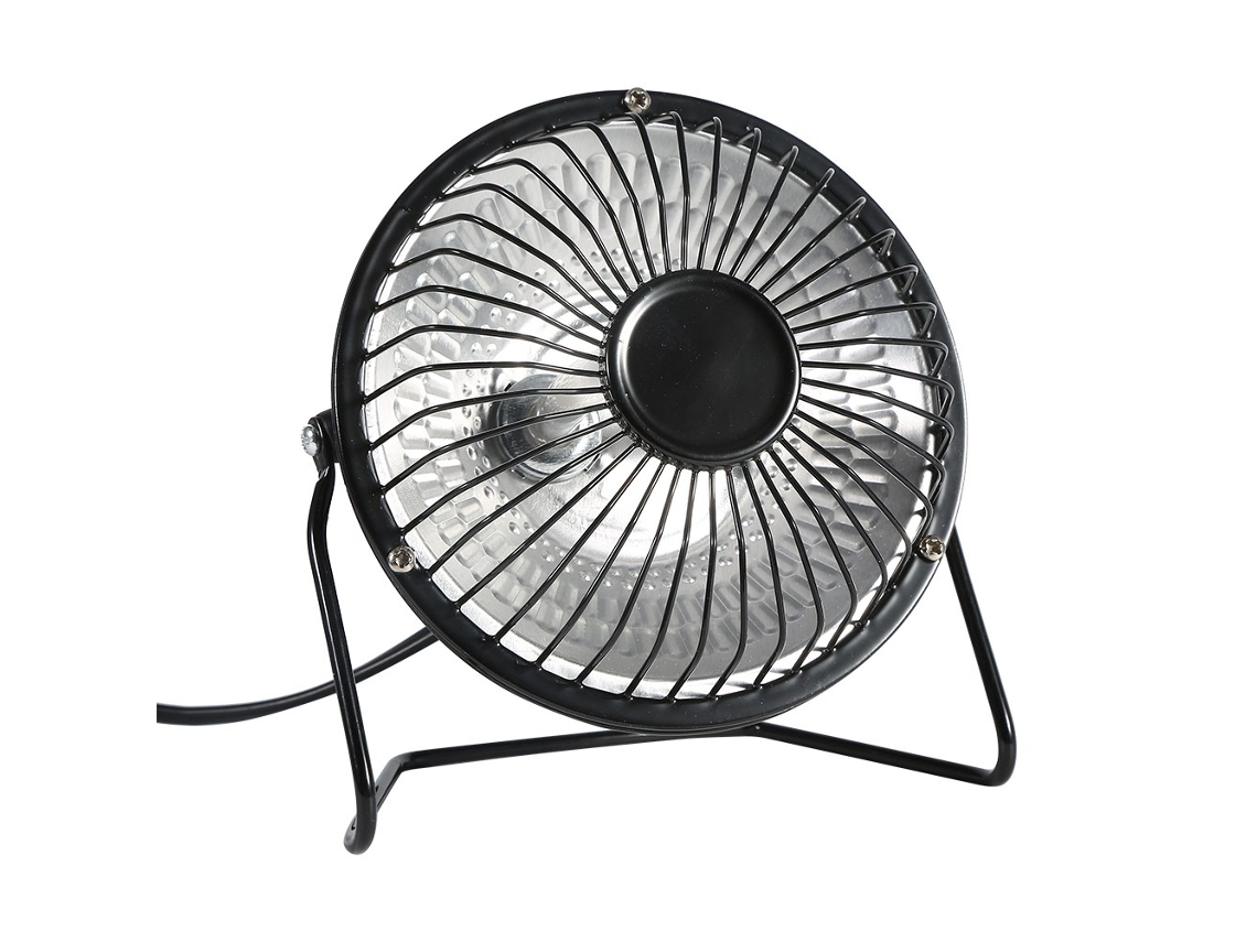 Aquecedor Elétrico Laxiscreed 4” 220v Preto Para Uso Doméstico, Compacto E Portátil