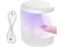 Mini lâmpada UV para unhas de gel com 3 LEDs convergentes LY EBIKE