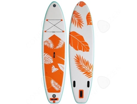 Prancha De Surf 335 X 84 X 15 Cm Eva Escovado De Alta Resistência Antiderrapante Quilhas Integradas Cabo De Borracha Soldado A Quente Confozen
