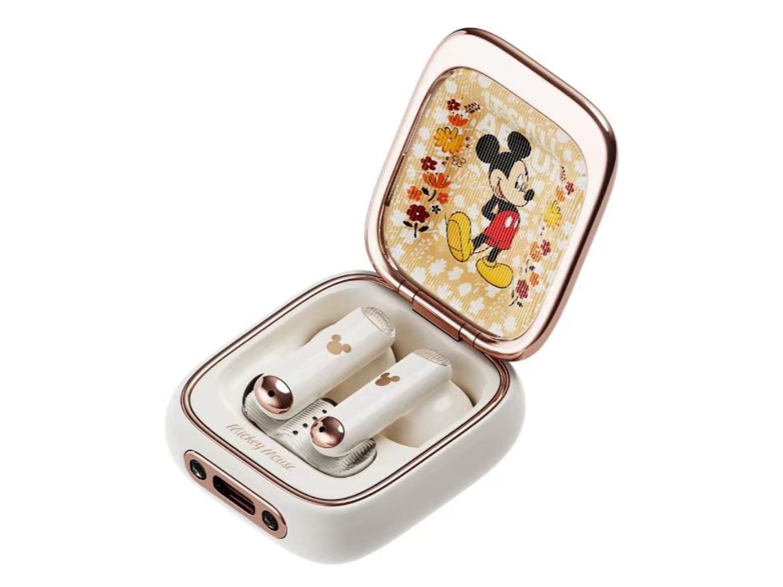 Fone de Ouvido Bluetooth Space Capsule Design Branco GODTVAGT