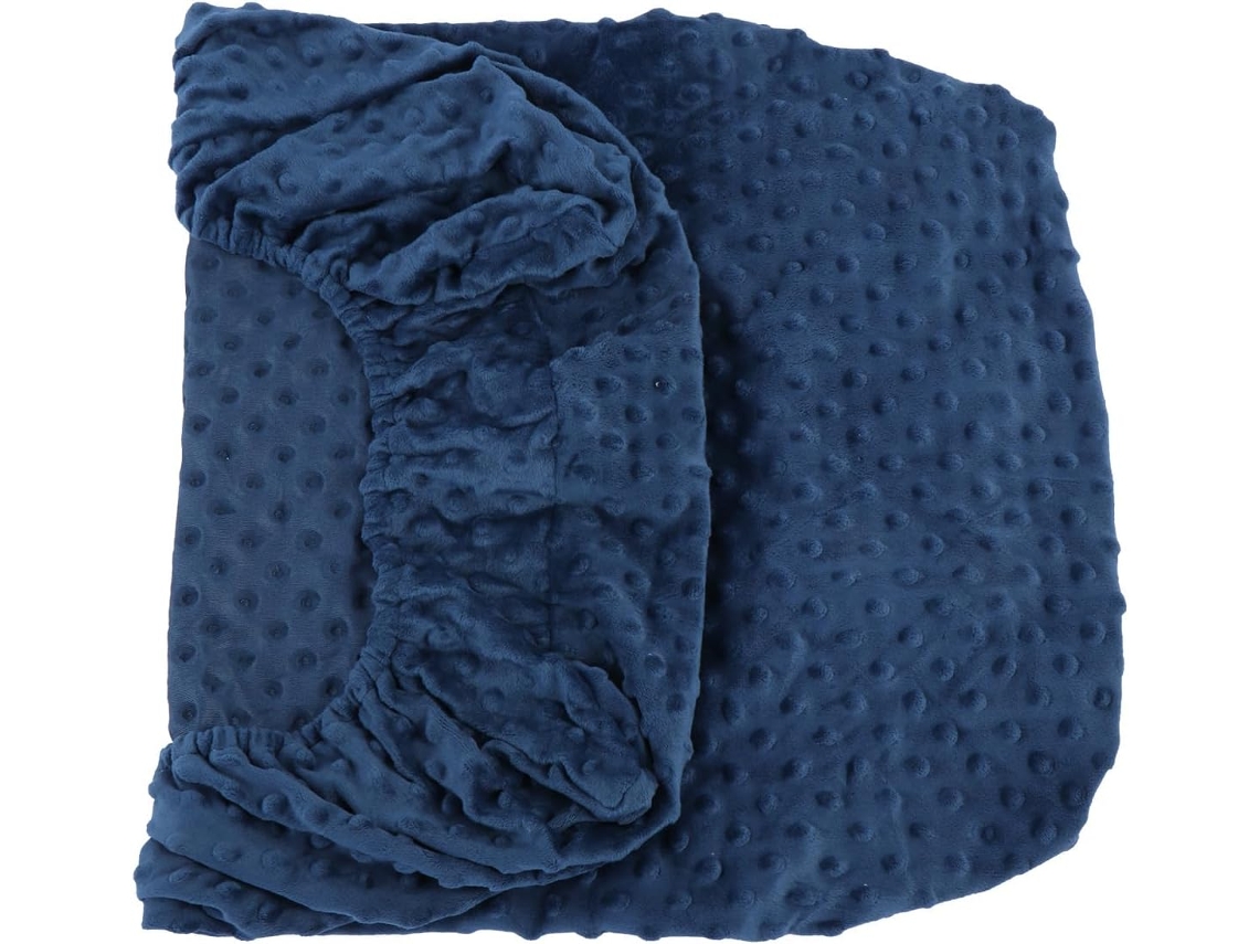 Capa Protetora para Trocador de Fraldas, Tecido de Algodão Respirável, Azul Marinho, 1 Peça, CHABERLU