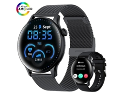 Smartwatch Hk85 Mais de 100 Contadores Relógio Preto Bestvite
