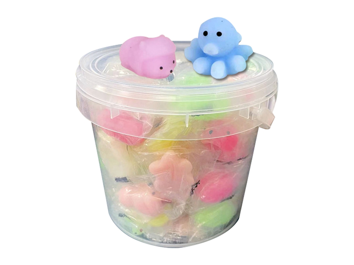 Primerox 36pcs Brinquedos de Mordida com Caixa de Armazenamento para Aliviar Estresse Coloridos