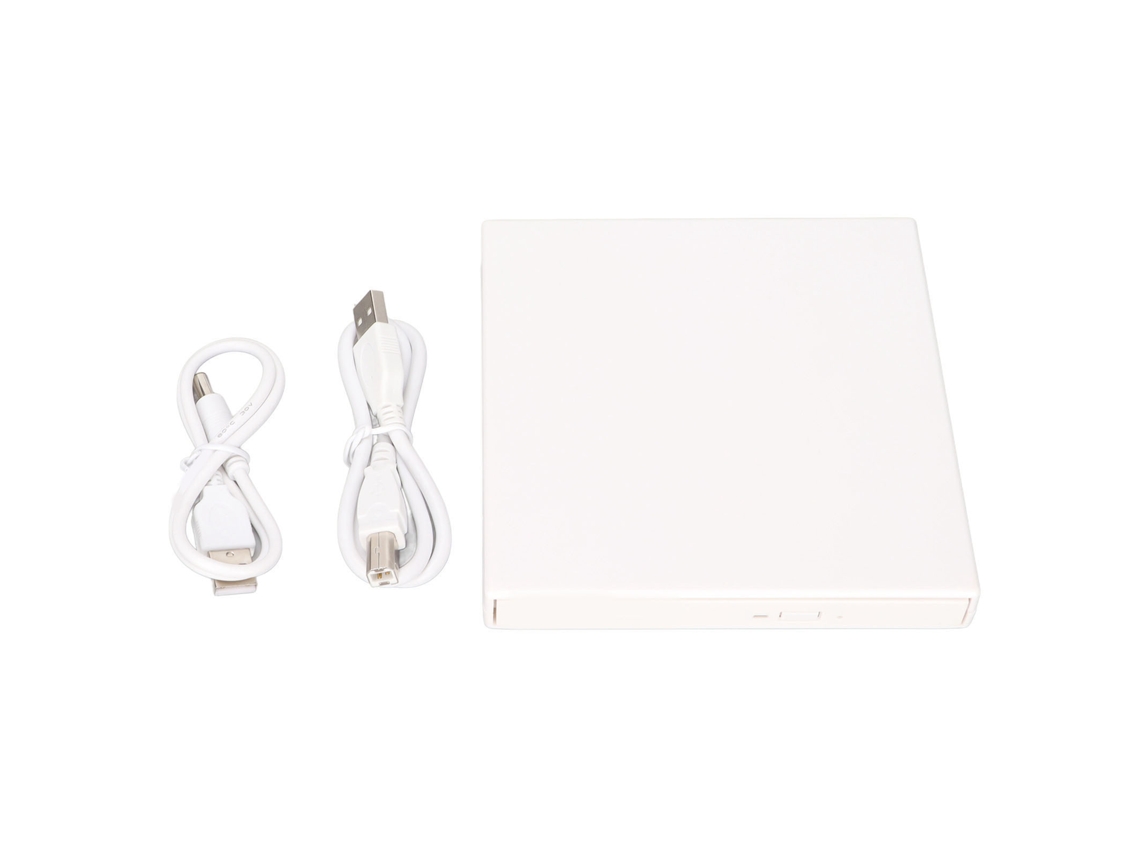 Unidade De Disco Externo Usb Ultra Fina Portátil Dvd Cdrw Para Laptop Desktop