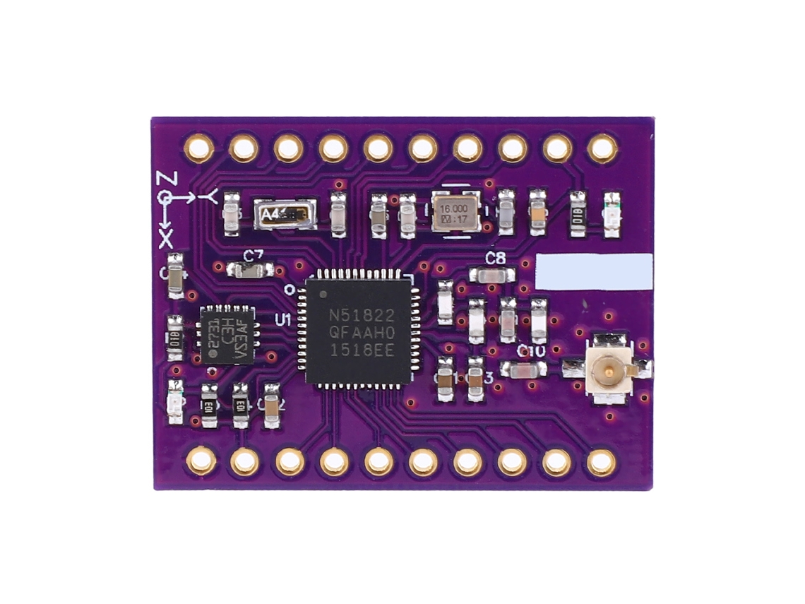 Laxiscreed Nrf51822 Com Módulo De Aceleração Lis3dh E Suporte Bluetooth Para Deteção De Movimento Em 3 Eixos
