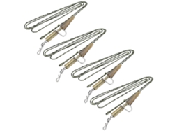 Líderes de Pesca de Carpa Leadcore Híbrido Reemplazable com Leadclip