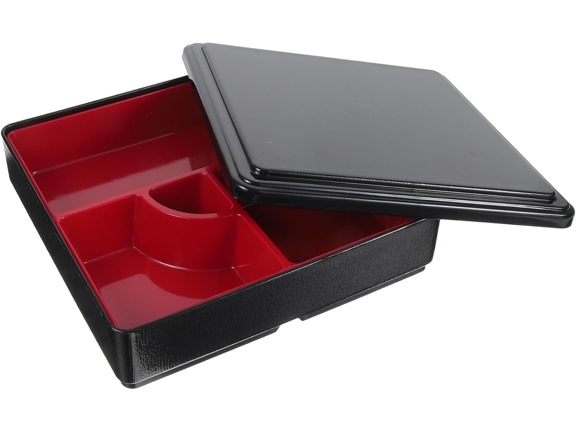 Shineofi Bento Box Japonês, Grande Capacidade Para Sushi, Vários Compartimentos, Portátil E Leve Em Abs, Design Delicado