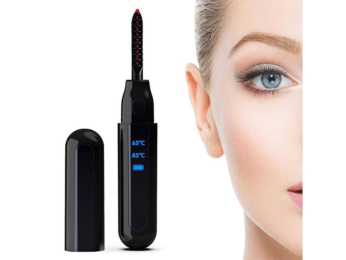 Curler de Cílios Aquecido Recarregável Usb, Ferramenta de Curl Natural Rápido e Duradouro