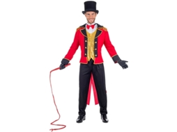 Fato de Homem DISFRAZZES Domador Vermelho (Tam: XXL)