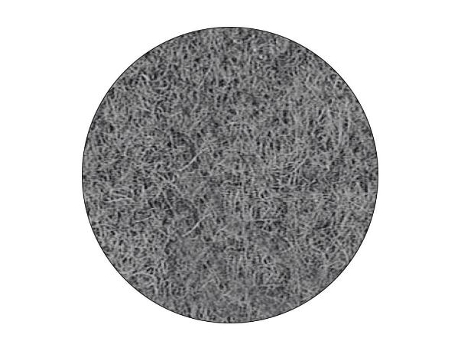 Fieltro adhesivo redondo d55 gris (24pcs)