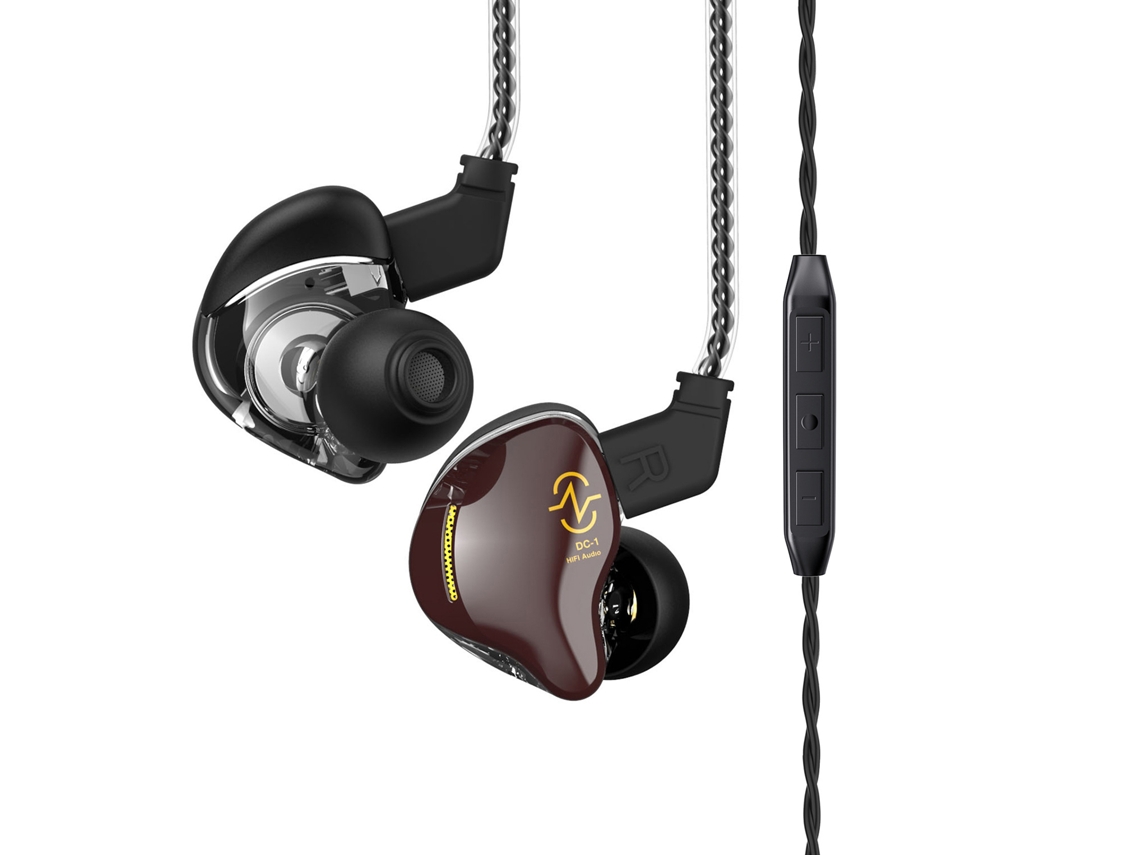 Fone De Ouvido Intraaural Ccz Coffee-bean Driver 1dd Cancelamento De Ruído
