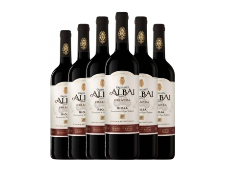 Vinho PAGOS DEL REY Castillo de Albai Tempranillo Rioja Crianza (0.75 L - 6 Unidades)
