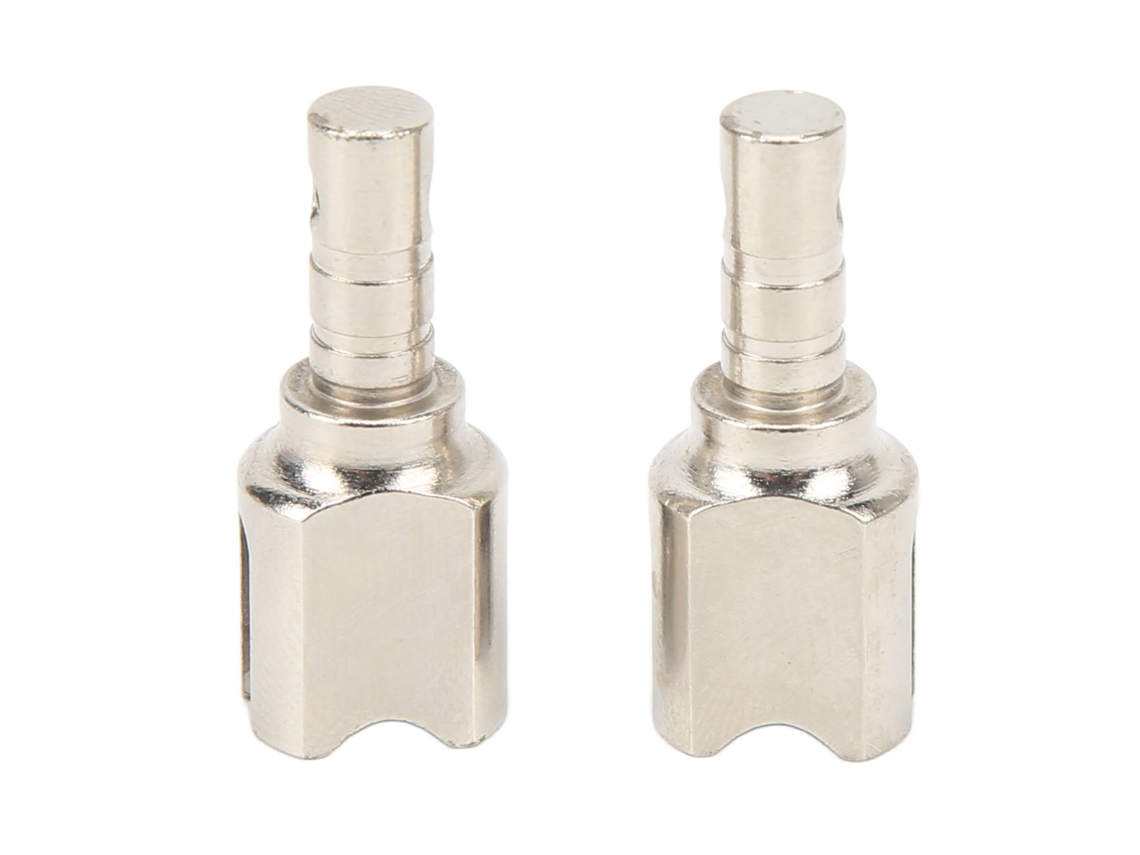 2pcs Copo Diferencial De Carro Rc De Aço Tamanho Preciso Para Arrma Série 1/7 1/8 Acessórios Rc Prata
