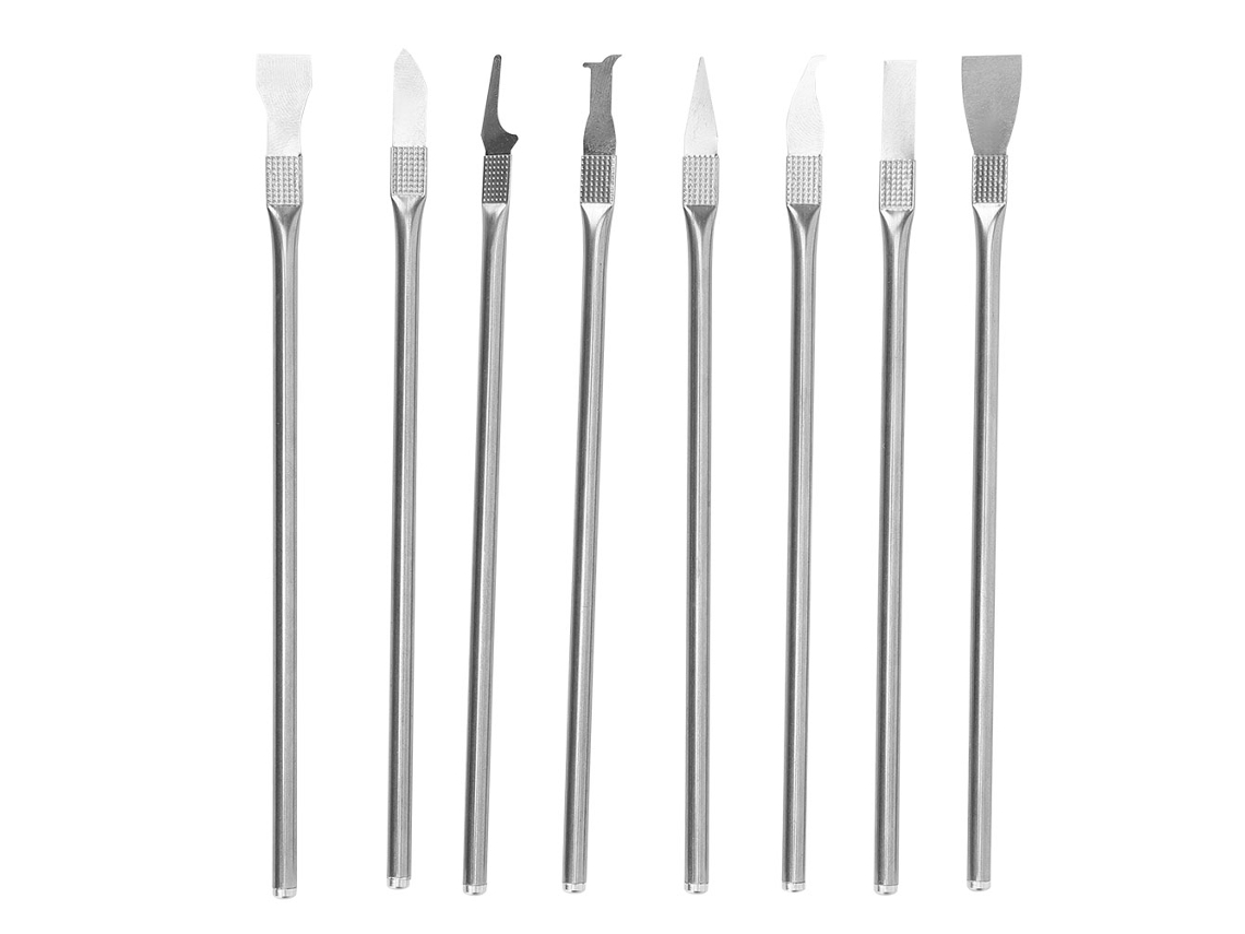 Ferramenta De Abertura De Celular Spudger Para Reparo De Placa Mãe Cpu Chip 8 Em 1