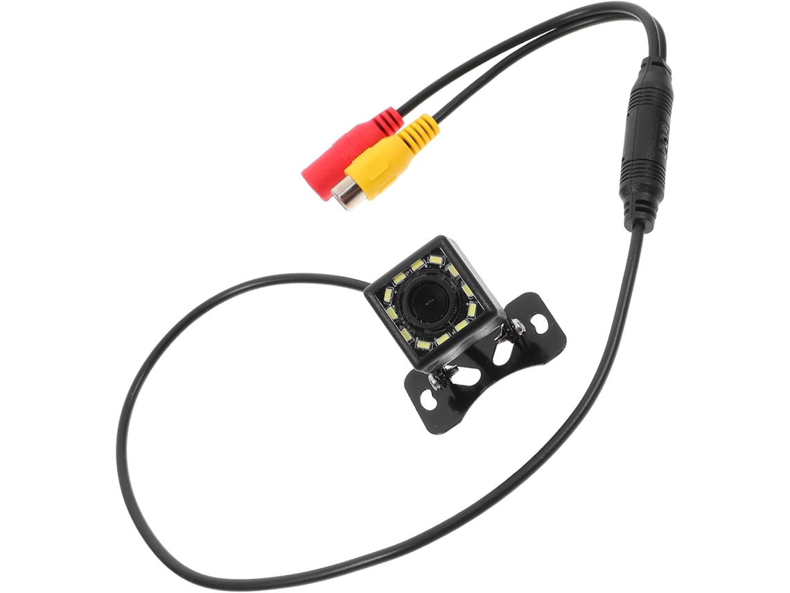 Câmera De Ré À Prova D'água Para Carro Com 4 Luzes De Led E Visão Noturna.