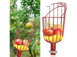 2026-ferramenta De Colheita De Frutas Com Cesta Giratória Compatível Com Maçãs Zyg Rojo