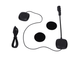 Fone De Ouvido Bluetooth 5.0 Para Capacete De Moto Com Microfone Handsfree Sem Fio