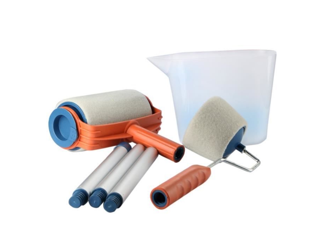 Kit De 4 Peças Rolo De Pintura Recarregável Revolucionário Rolo De Pintura De Esponja Codream