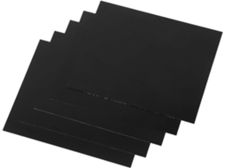 Placas De Sublimação Vanzack 5em Alumínio Preto, Ideais Para Gravação Em Placas, Sinalização Externa E Comercial
