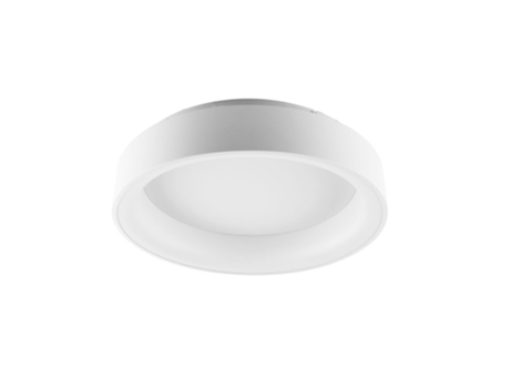 Plafon Led Noah em Alumínio Branco 60W com Função Cct 60cm