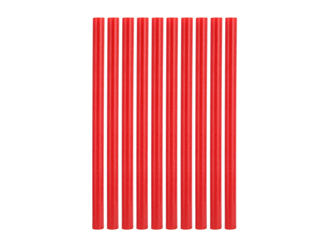 Primerox 10 Bastões de Cola Quente 11x200mm Adesivos para Artes Manufaturas Lar Engenharia