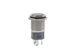 Botão de Pressão Momentânea Cnswee6 1, 35x 17, 8mm, Interruptor Liga Desliga, Anel De Led Vermelho, Plugue 1nf 1na, Cc