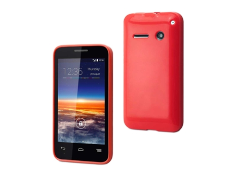 Capa MUVIT p/ Vodafone Smart 4 Mini Vermelho — Capa / Vodafone / Smart 4
