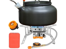 Fogão De Acampamento | Fogão Para Trilhas Com Ignição Piezoelétrica E Adaptadores Para Cartuchos, Qu Gokoco