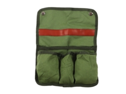Organizador Lateral de Cadeira com Bolsa para Camping e Praia Verde S/MARCA