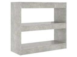 Book Cabinet, Book Cabinets Vidaxl Cinzeto Madeira Processada (n/a)