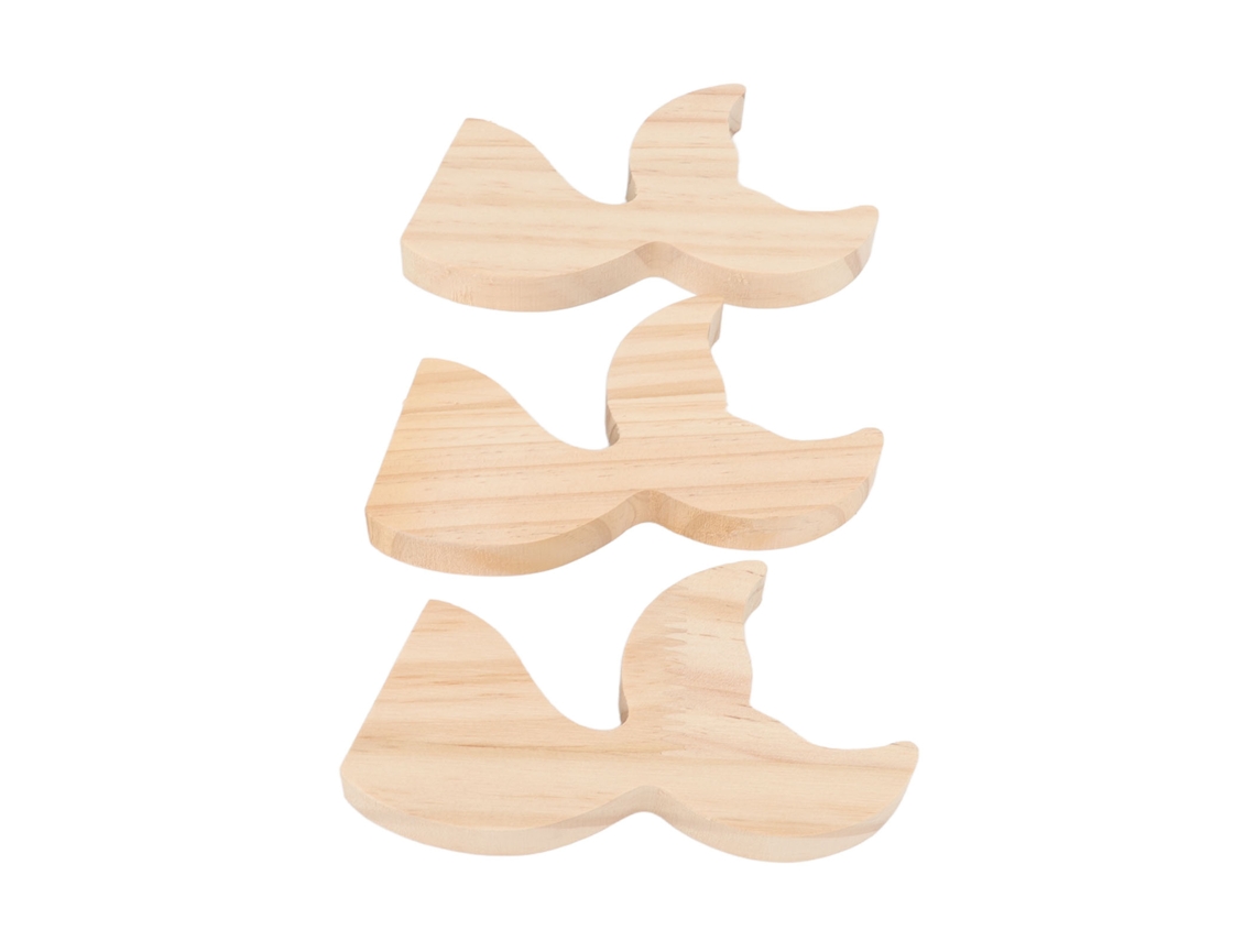 Laxiscreed Conjunto De 3 Ornamentos De Perna De Baleia Para Decoração Exclusiva