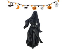 Decoração De Jardim Com Deusa Gótica - Estatueta Assustadora De Vestido |