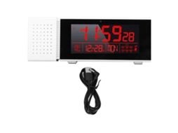 Rebe-reloj Digital Led Con Sensor De Movimiento Luz Nocturna Alarma Ajustable Retroiluminación Para Niños Estudiantes